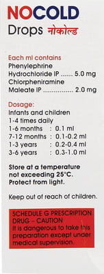 Nocold Bottle Of 15ml Oral Drops