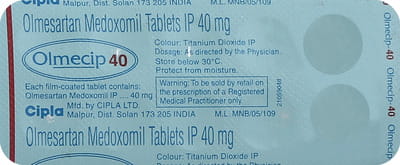 Olmecip 40mg Strip Of 10 Tablets