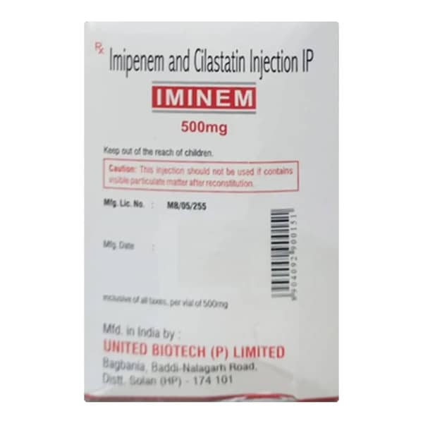 Iminem 500Mg Dry Vial Of 1 Powder For Injection