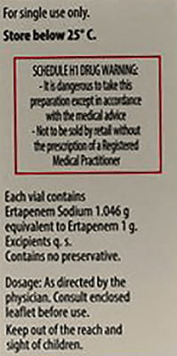 Invanz 1gm Dry Vial Of 1 Powder For Injection