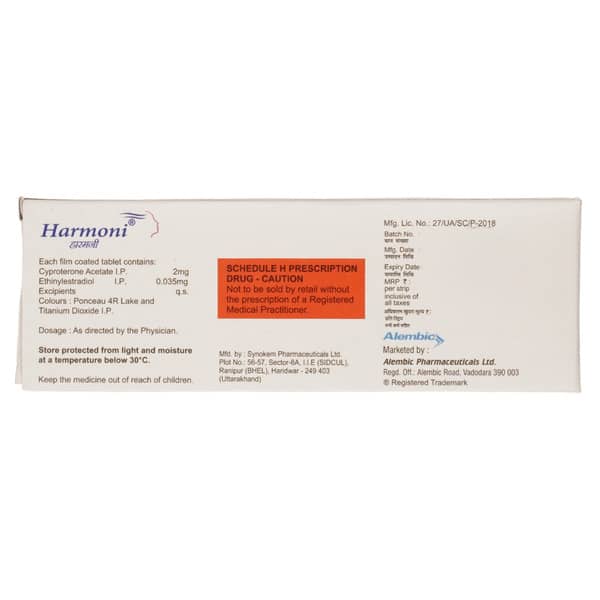 Harmoni Strip Of 21 Tablets