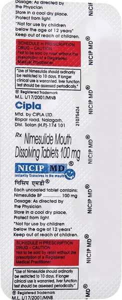 Nicip MD Tablet
