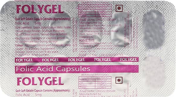 Folygel Strip Of 10 Capsules