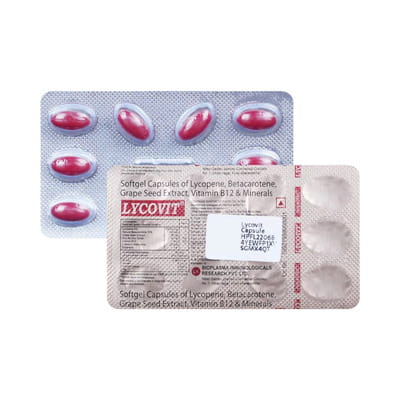 Lycovit Strip Of 10 Capsules