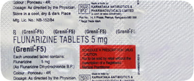 Grenil F 5mg Strip Of 10 Tablets