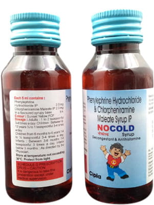 Nocold Bottle Of 60ml Syrup