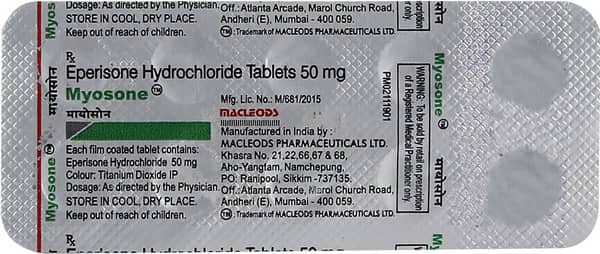 Myosone 50mg Strip Of 10 Tablets