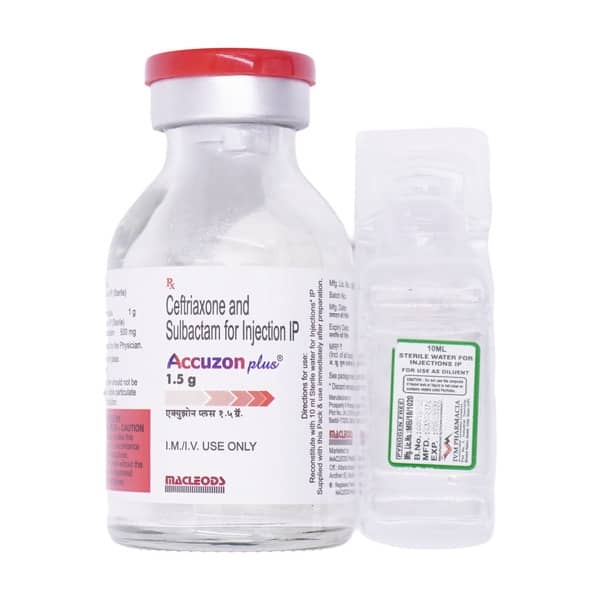 Accuzon Plus 1.5Gm Dry Vial Of 1 Powder For Injection