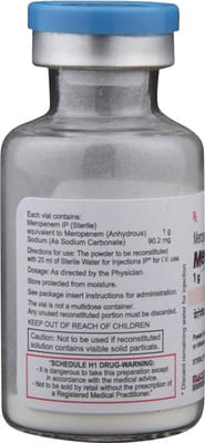 Meromac 1gm Dry Vial Of 1 Powder For Injection