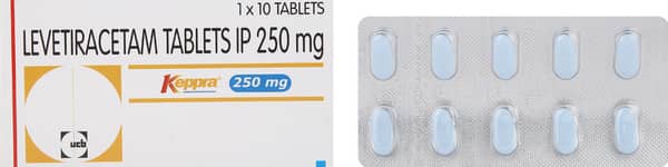 Keppra 250mg Strip Of 10 Tablets