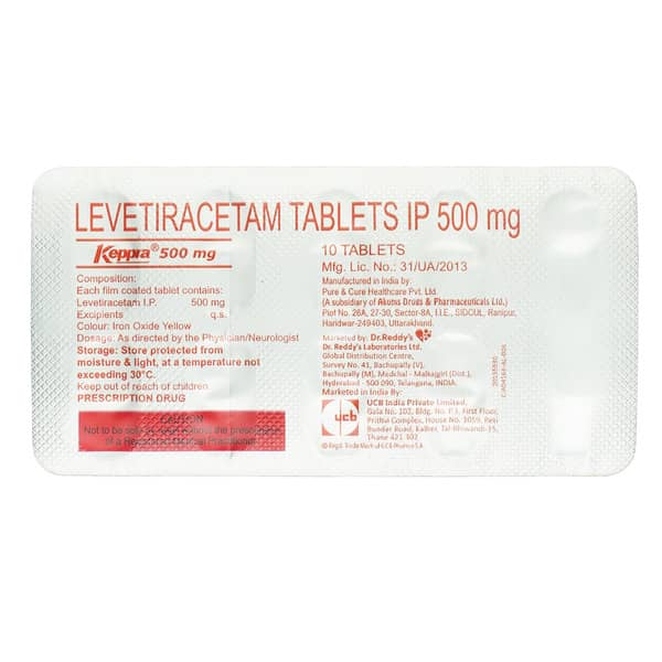 KEPPRA 500MG TABLET