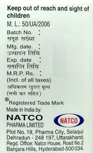 Lenalid 25mg Bottle Of 30 Capsules