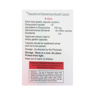 Edox 100mg Strip Of 8 Capsules