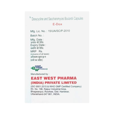 Edox 100mg Strip Of 8 Capsules