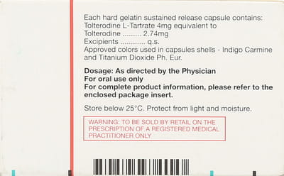 Detrusitol Sr 4mg Strip Of 7 Capsules