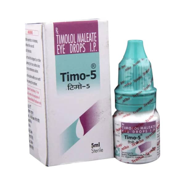 Timo 5 0.5% Bottle Of 5ml Eye Drops