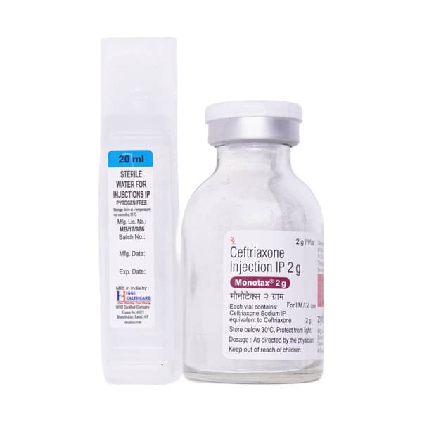 Monotax 2Gm Dry Vial Of 1 Powder For Injection