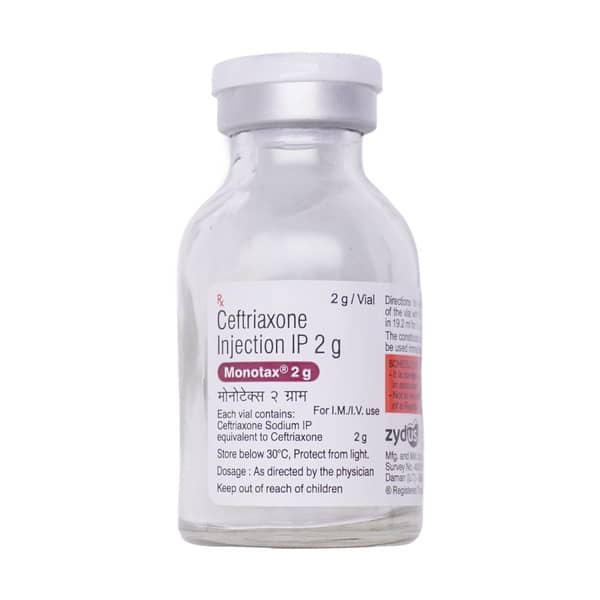 Monotax 2Gm Dry Vial Of 1 Powder For Injection