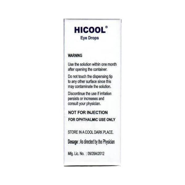 Hicool Bottle Of 5ml Eye Drops