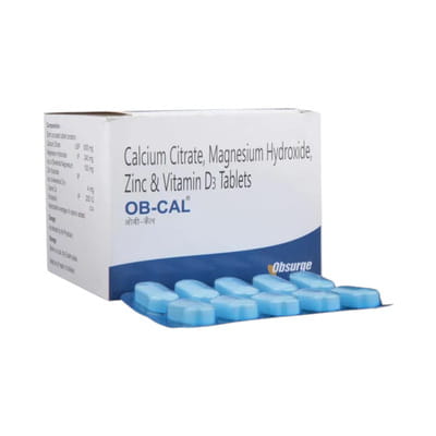 Ob Cal Strip Of 10 Tablets