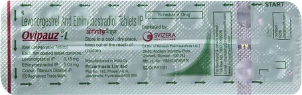 Ovipauz L Strip Of 21 Tablets