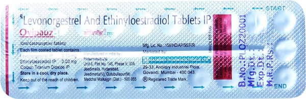 Ovipauz L Strip Of 21 Tablets