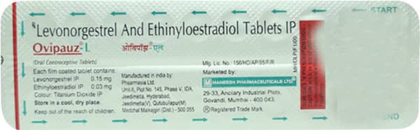 Ovipauz L Strip Of 21 Tablets