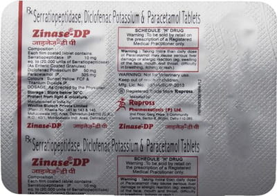 Zinase Dp Strip Of 10 Tablets
