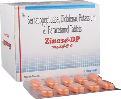 Zinase Dp Strip Of 10 Tablets