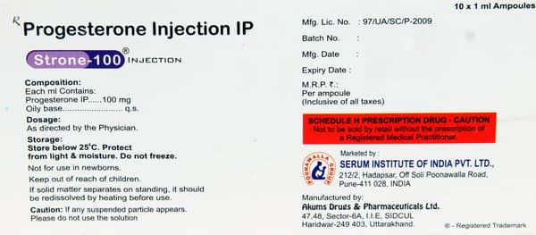 Strone 100mg Ampoule Of 1ml Injection