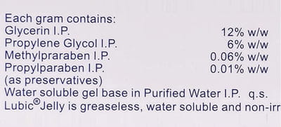 Lubic Tube Of 20gm Jelly