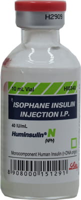 Huminsulin Nph 40iu Vial Of 10ml Injection