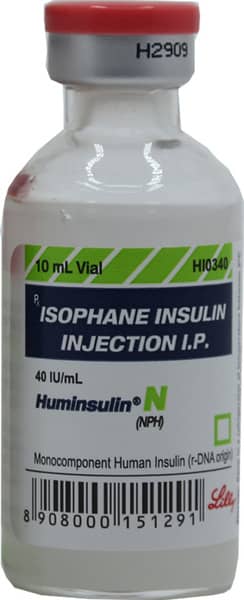 Huminsulin Nph 40iu Vial Of 10ml Injection