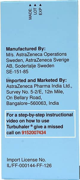 Symbicort 320/9 Mcg Box Of 60md Turbuhaler