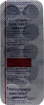 Meprate 10mg Strip Of 10 Tablets