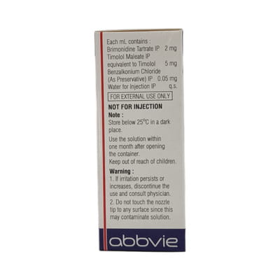 Combigan Bottle Of 5ml Eye Drops