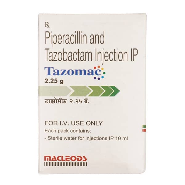 Tazomac 2.25gm Dry Vial Of 1 Powder For Injection