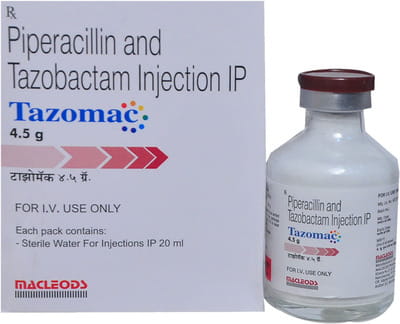 Tazomac 4.5gm Dry Vial Of 1 Powder For Injection