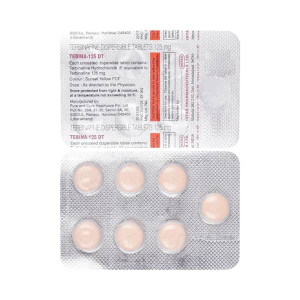 Tebina Dt 125Mg Strip Of 7 Tablets
