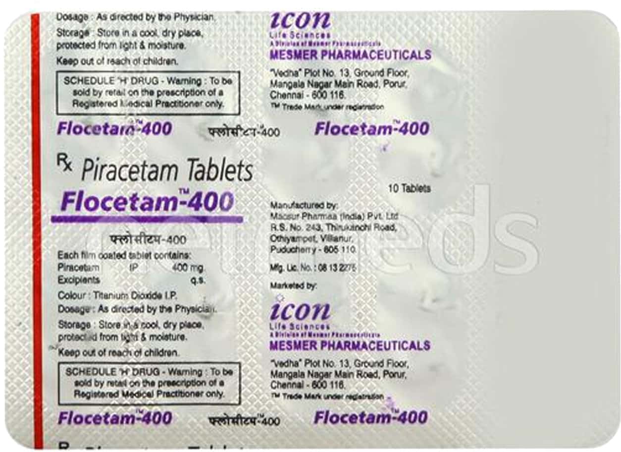 Flocetam 400 MG Tablet (10): Uses, Side Effects, Price & Dosage | PharmEasy