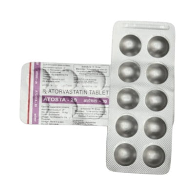 Atosta 20mg Strip Of 10 Tablets