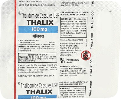 Thalix 100mg Strip Of 10 Capsules