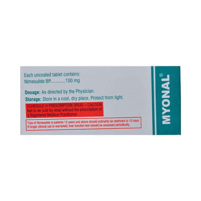 Myonal 100mg Strip Of 10 Tablets