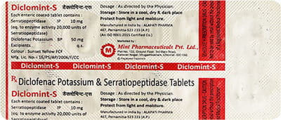 Diclomint S Strip Of 10 Tablets