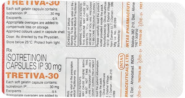 Tretiva 30mg Strip Of 10 Capsules