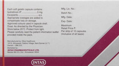 Tretiva 5mg Strip Of 10 Capsules