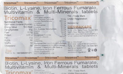 Tricomax Strip Of 10 Tablets