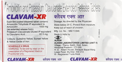 Clavam Xr Strip Of 10 Tablets