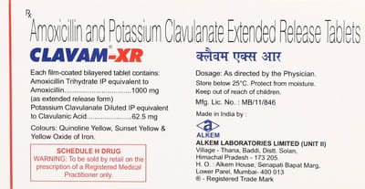 Clavam Xr Strip Of 10 Tablets