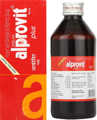 Alprovit Plus Bottle Of 200ml Syrup